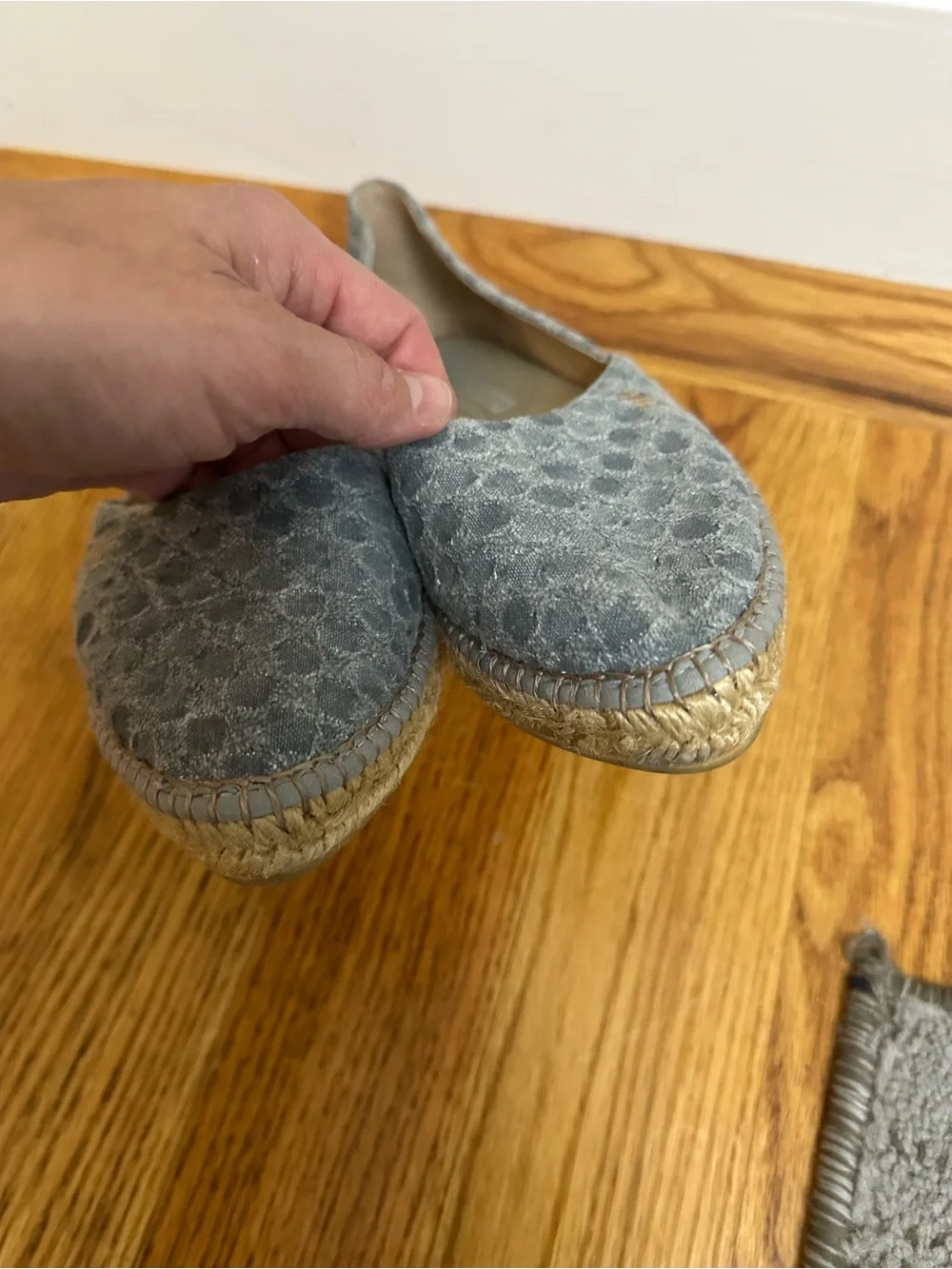 Viscata Barcelona Rascassa Flat Espadrilles in Bubble Blue